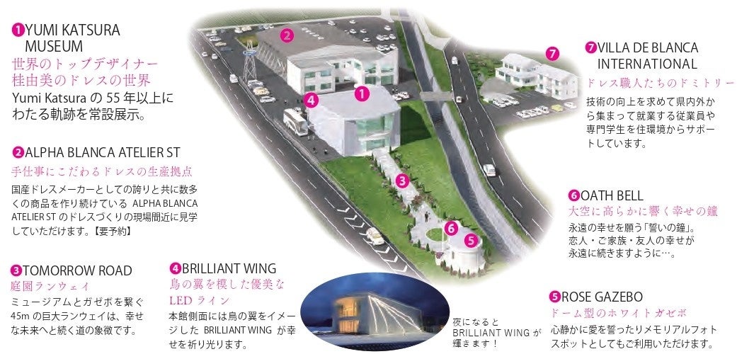 BRIDAL LAND WAKASA  全体案内図