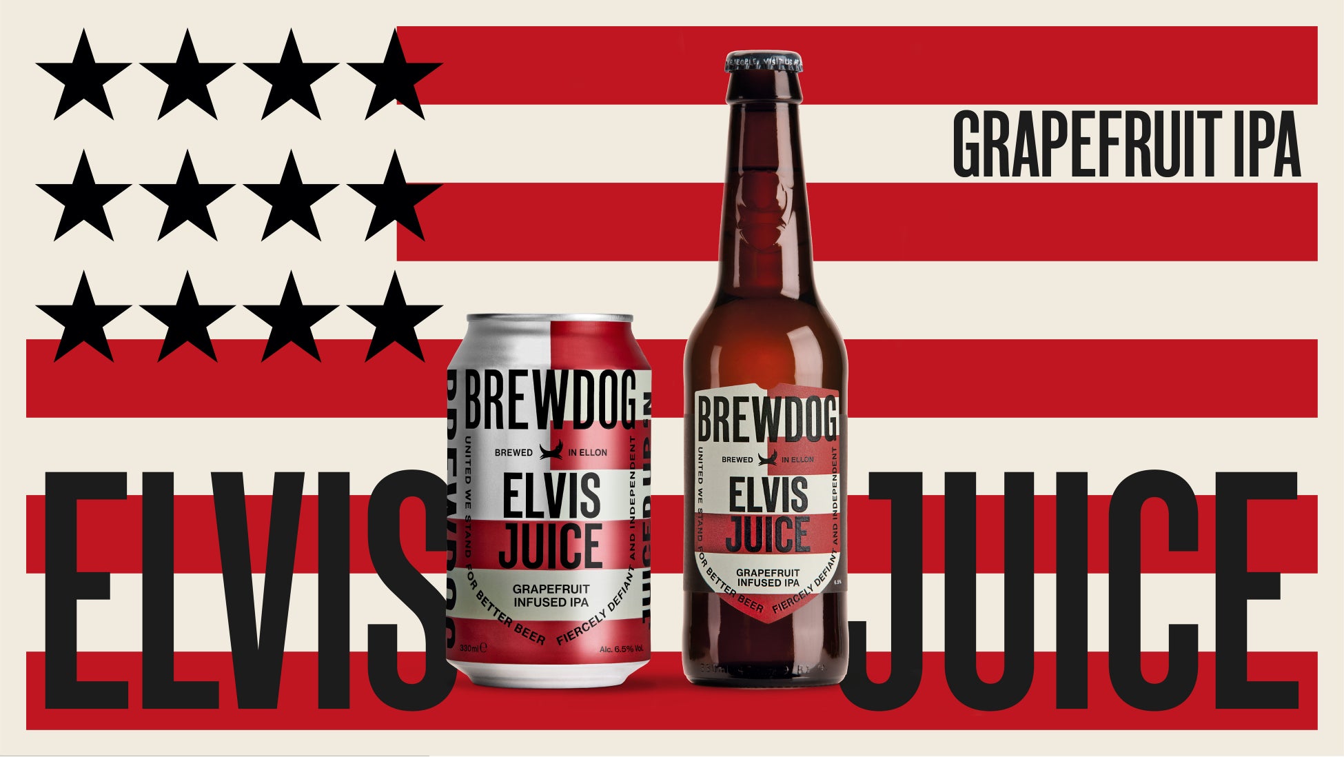 女性人気の高いグレープフルーツIPA「ELVIS JUICE」が装いも新たに登場!世界中を本当にうまいビールに夢中にさせるべく、お客様の声を反映して商品リニューアル|ブリュードッグ ・カンパニー・ジャパン株式会社のプレスリリース
