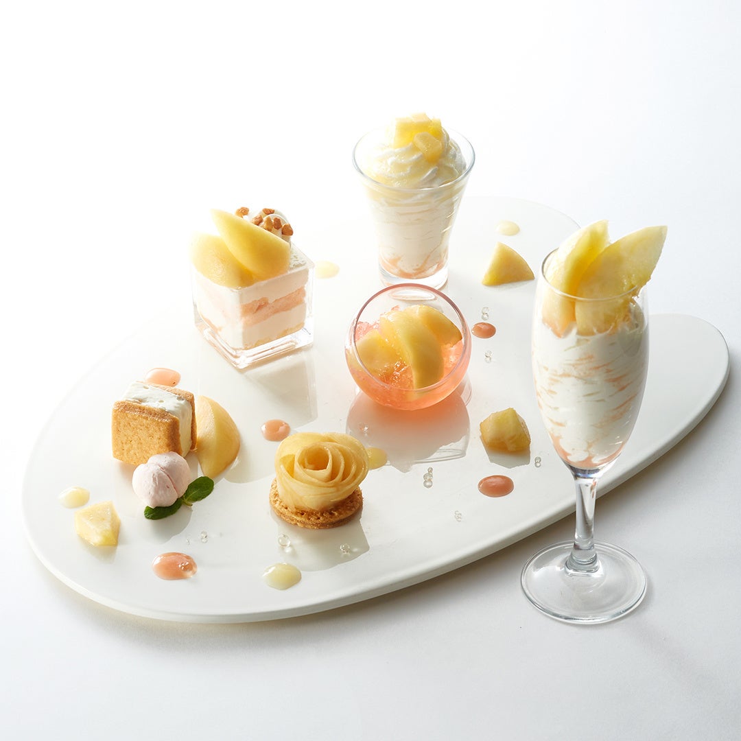 岡山県産桃を楽しむパレット