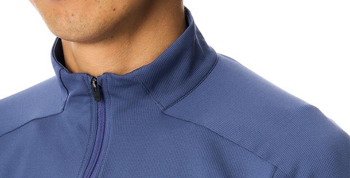 日焼けを防ぐスタンドカラー