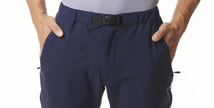 腰の両サイドにポケット（※画像はネイビー）