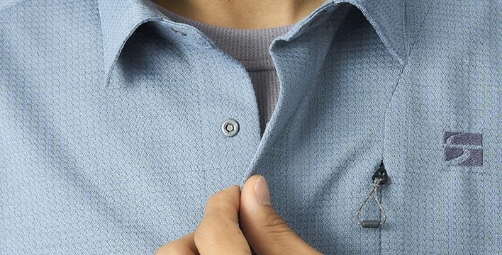 スナップボタンで素早い温度調整が可能