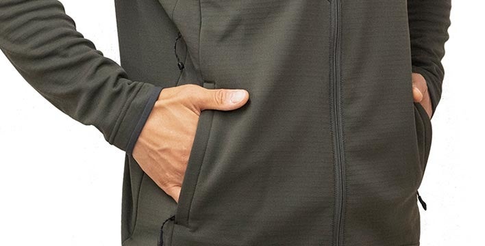 左右のハンドポケット