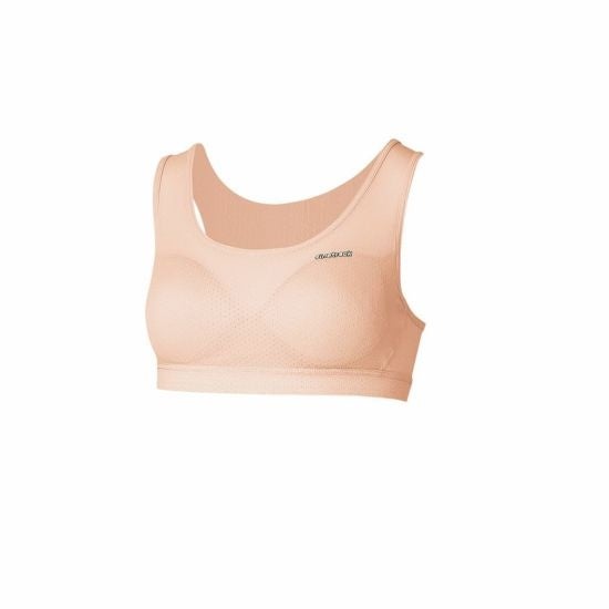 womens ドライレイヤーベーシックフィットブラ（コーラルピンク）