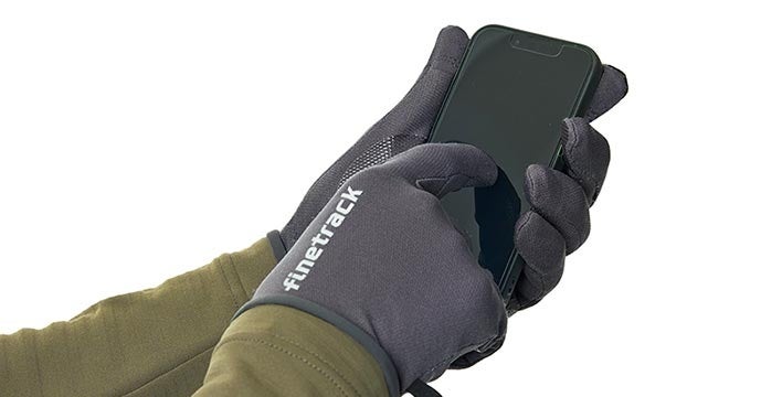 タッチパネル対応の指先（人差し指・親指の掌側）