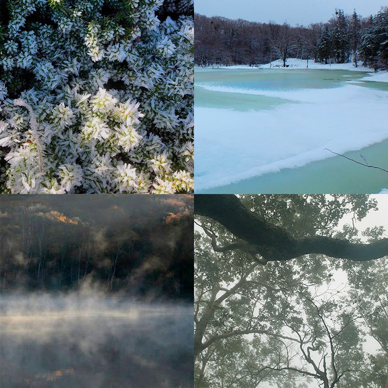 キリリと澄んだ冬景色のイメージ