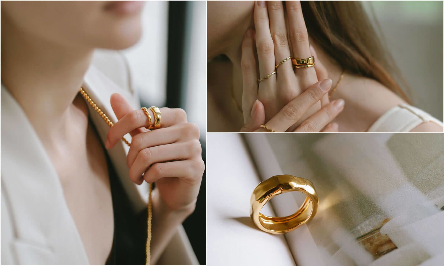 Molune-ring -モルン リング- Yellow gold [SILVER925]