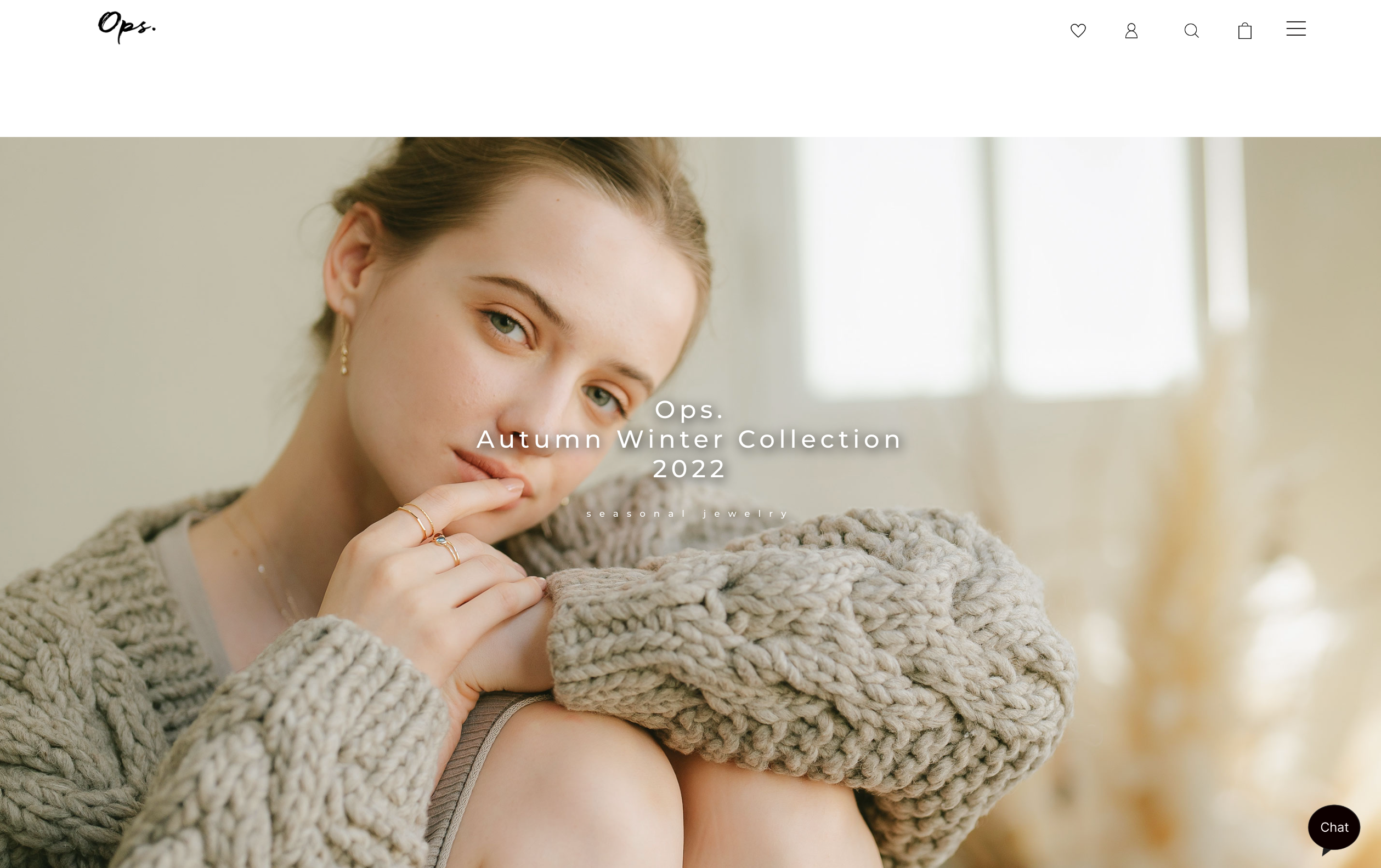 秋冬アクセサリー特集ページ イメージ