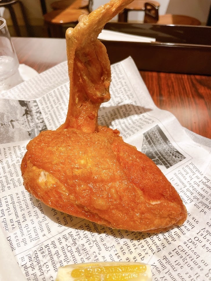 「大山鶏トマホーク素揚げ」1,780円