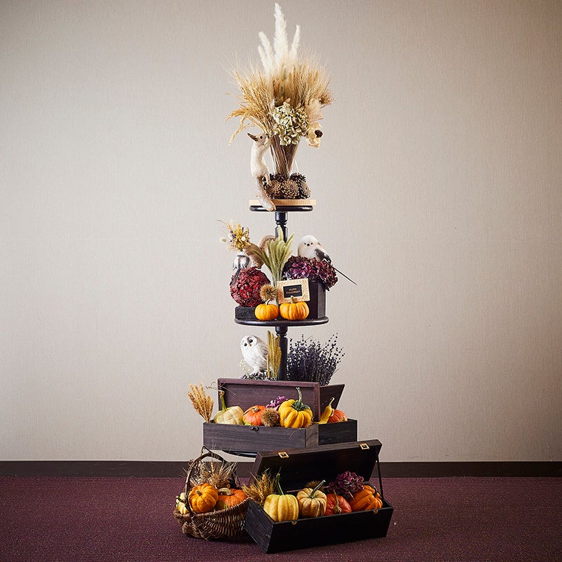 2022年ハロウィン装飾「ROMANTIC HALLOWEEN」～北海道の動植物が織りなす美しさ～