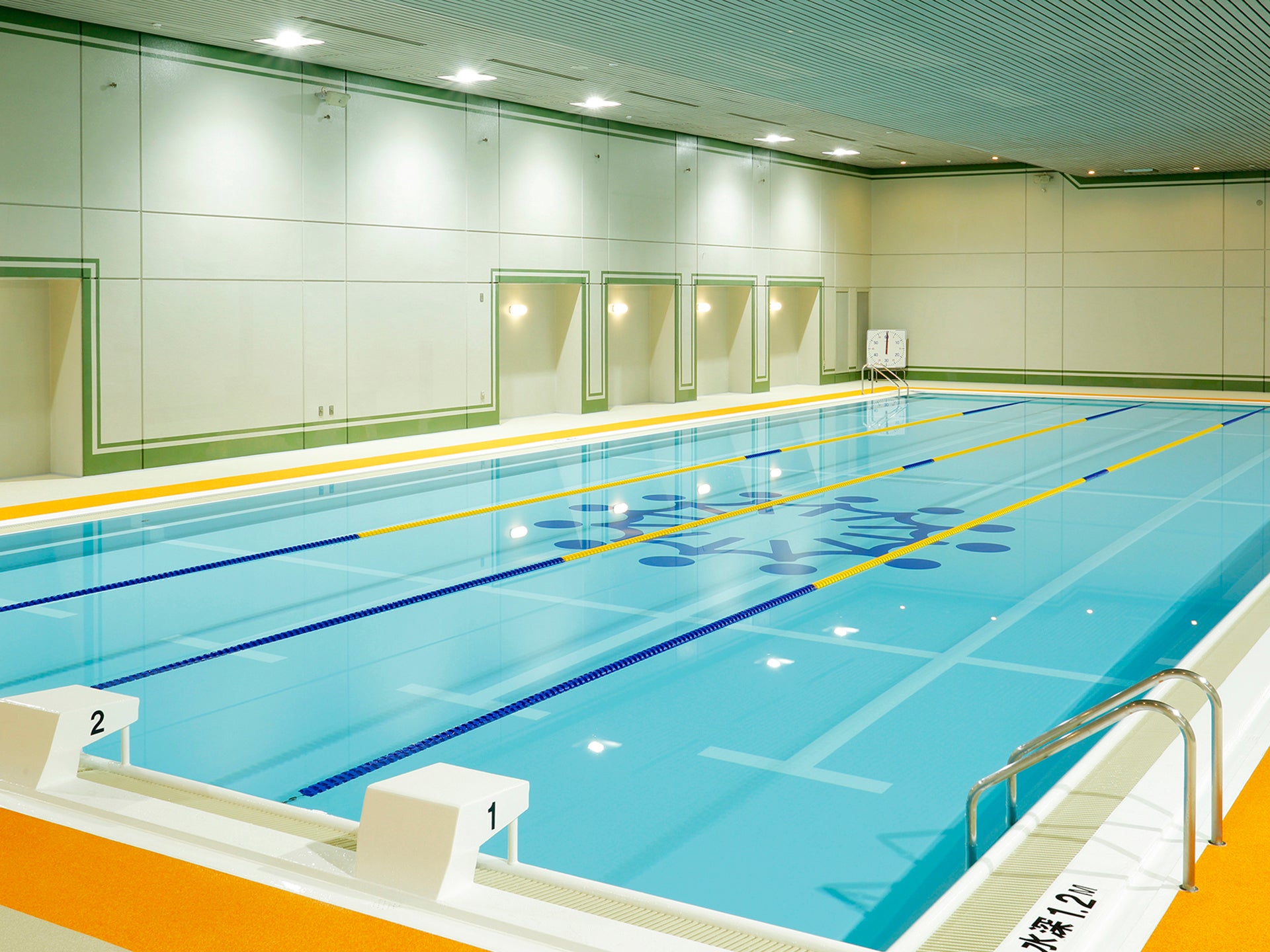 天然地下水を使用した25ｍプール