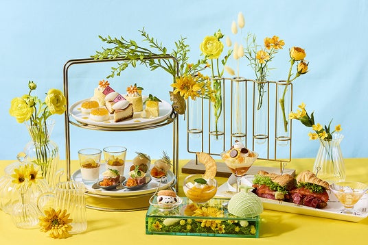 「ぼく、シマエナガ。」コラボレーション シマエナガランチ 夏 ~Like Afternoon Tea~ オレンジ&イエローで夏らしい爽やかなアフタヌーンティー風 映えランチ 「ぼく、シマエナガ。」コラボレーション シマエナガランチ 夏 ~Like Afternoon Tea~ オレンジ&イエローで夏らしい爽やかなアフタヌーンティー風 映えランチ