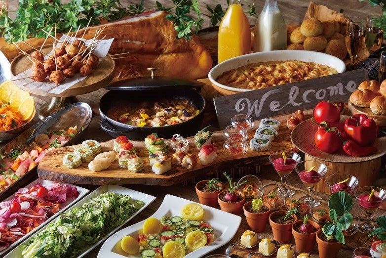 1階ブッフェ＆パーティコート〈グラスシーズンズ〉の朝食ブッフェ