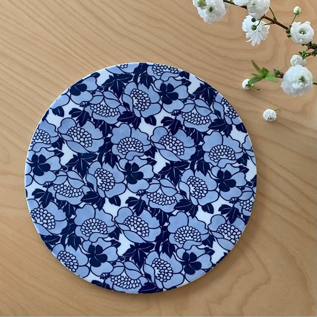 アンヌッカ柄の鍋島焼プレート