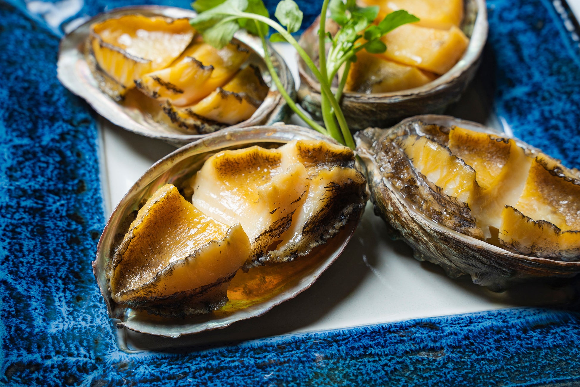 あわびの肝バター焼き