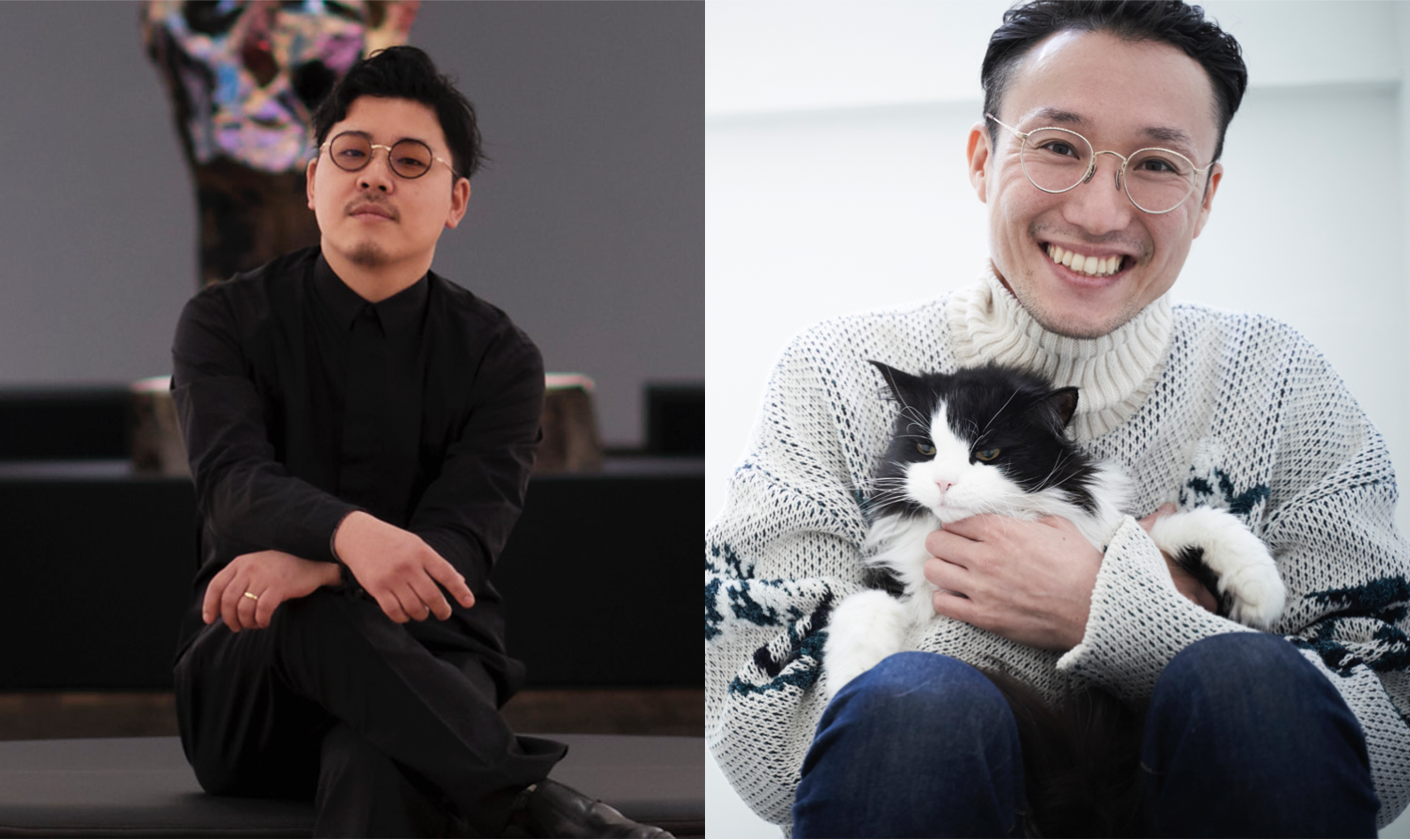 井田幸昌（左）　串野真也氏（右）