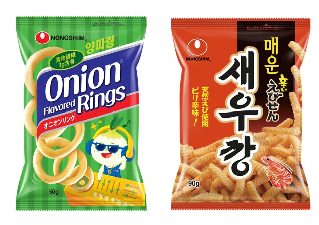 使用する韓国スナック菓子