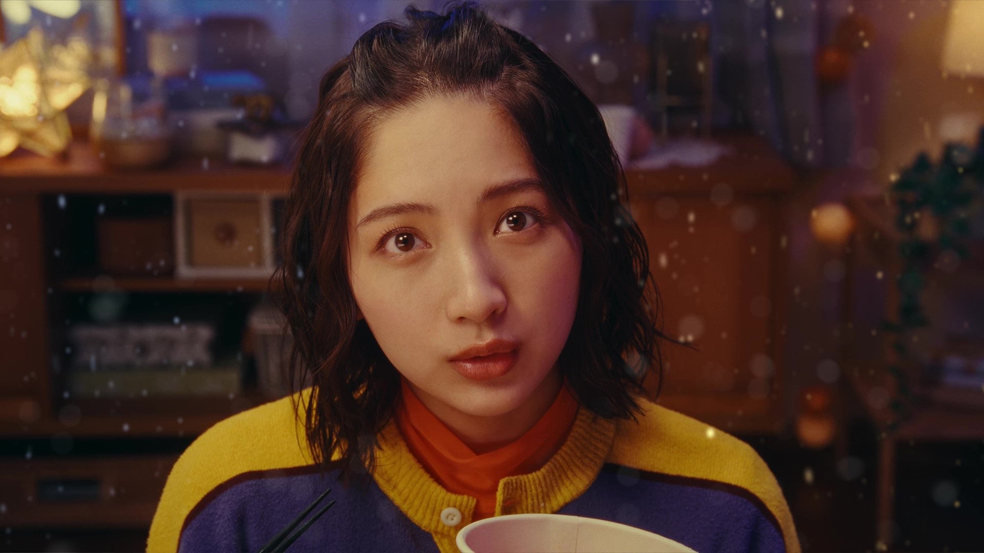 「チーズ？」と不思議そうな速瀬さん