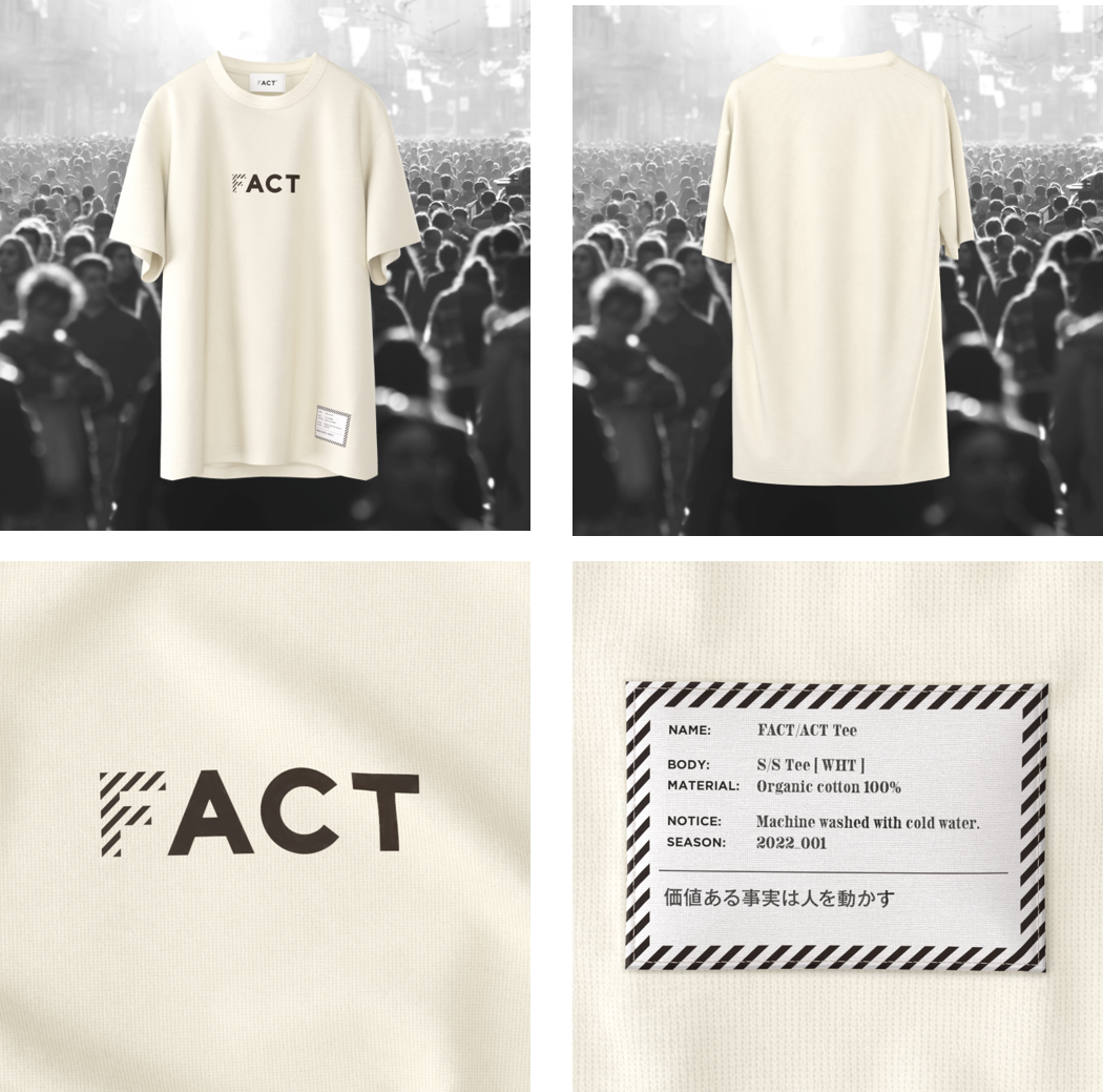 FACT chain シャツ　FACT IS LIFE ツアー　2025 XL FACT chain シャツ FACT IS LIFE ツアー 2025 XL