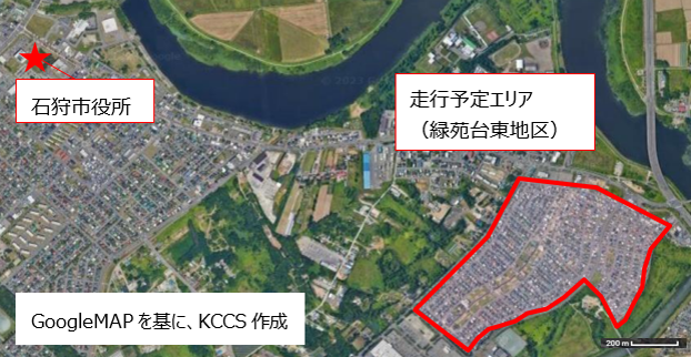 図3　走行予定エリア