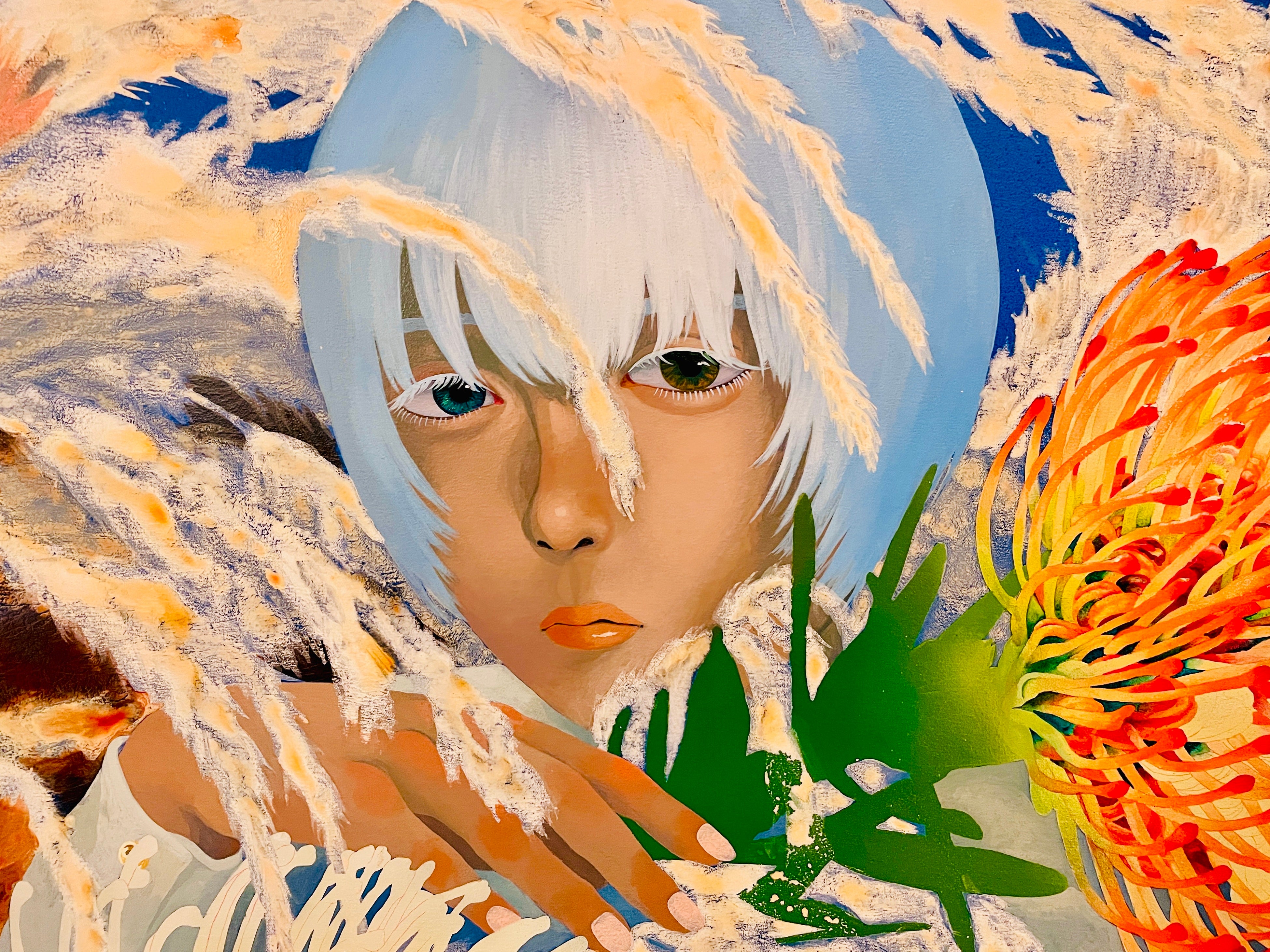 ・作者名：松田譲・画題：人物・技法：リトグラフ限定（98／100） 作者名：松田譲・画題：人物・技法：リトグラフ限定（98／100）