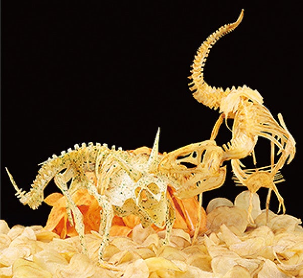 過去作品「ポテチザウルス&トリケラチップス」