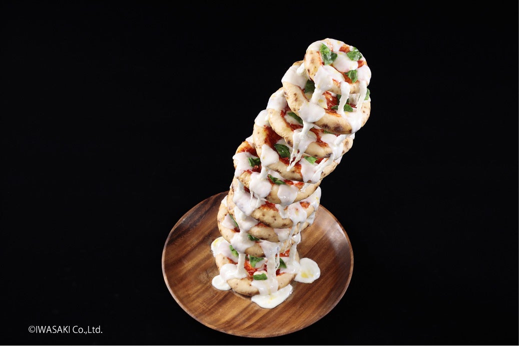 2022年おいしさのアート展一般WEB投票第3位先品！「ピザの斜塔」