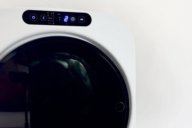 部屋干しゼロへ」タオル20枚も一気乾燥。自動でしわも防止|小型乾燥機 部屋干しゼロへ」タオル20枚も一気乾燥。自動でしわも防止|小型乾燥機