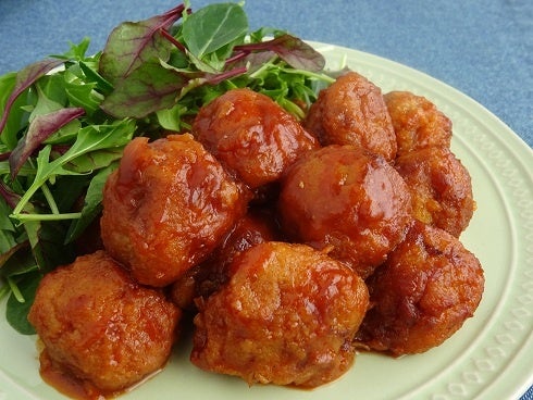 プラントベースの冷凍総菜「ギャンモボール」