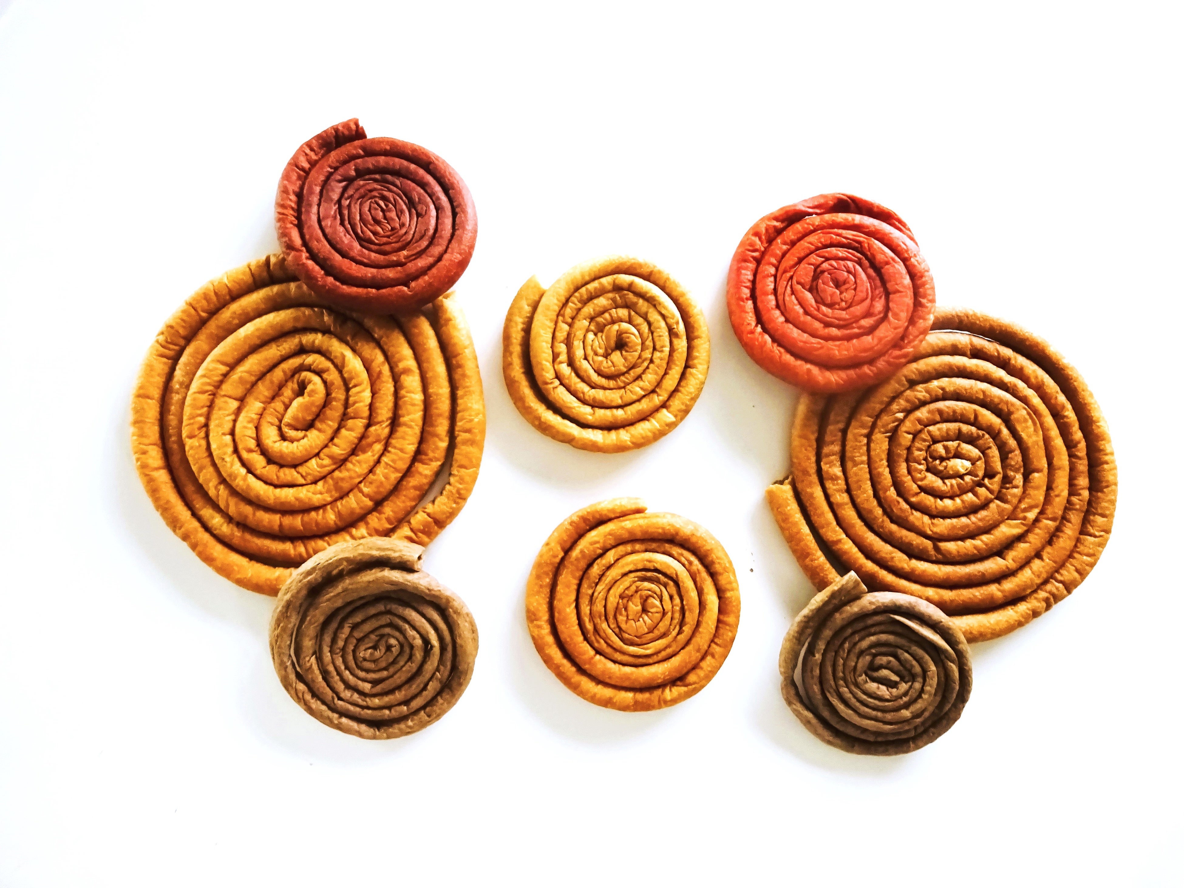 渦巻き状の大豆ミート