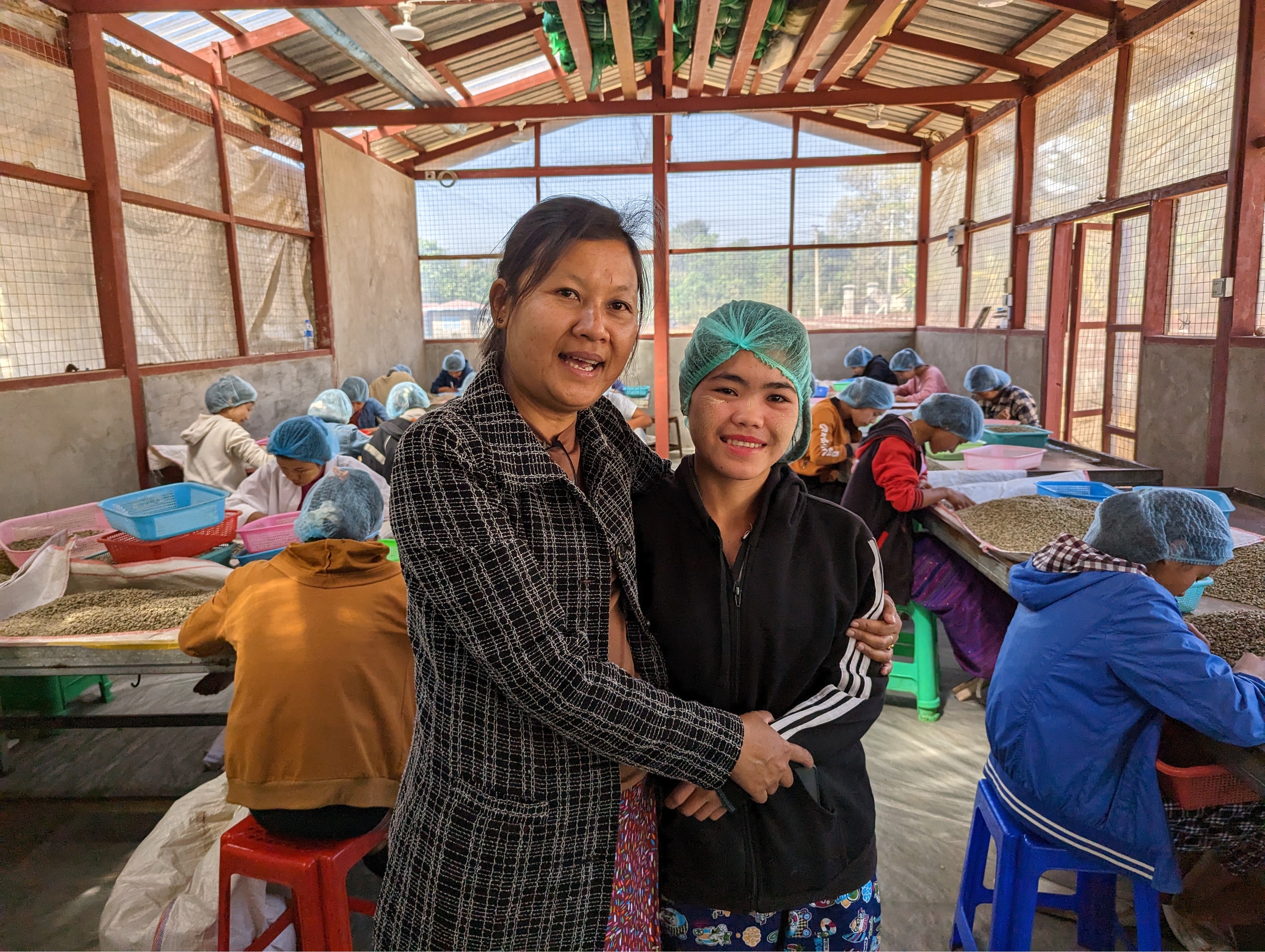 ステーションのリーダーのMaw Maw Lwinさん