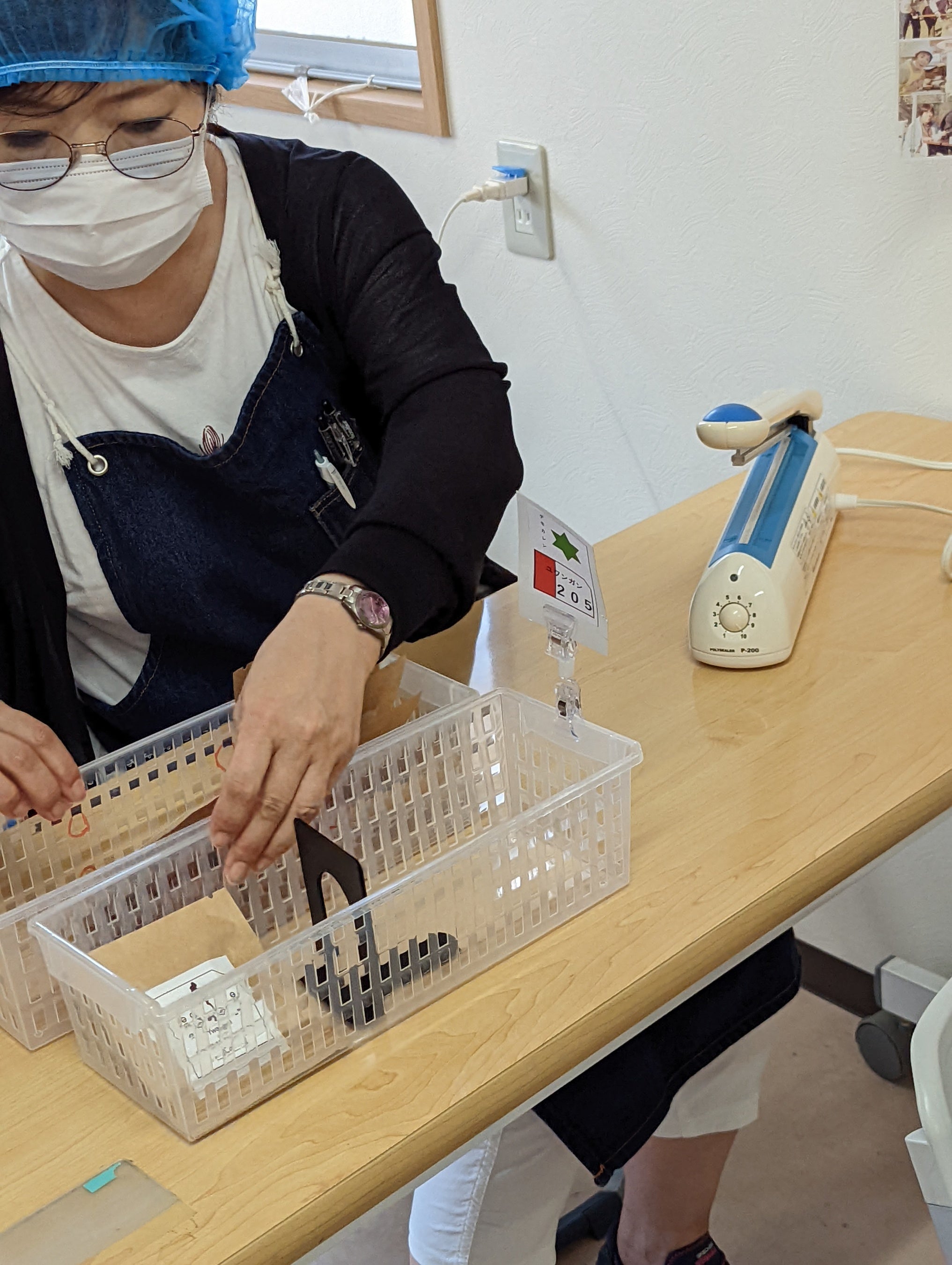 外袋にシーラーをかけて完成