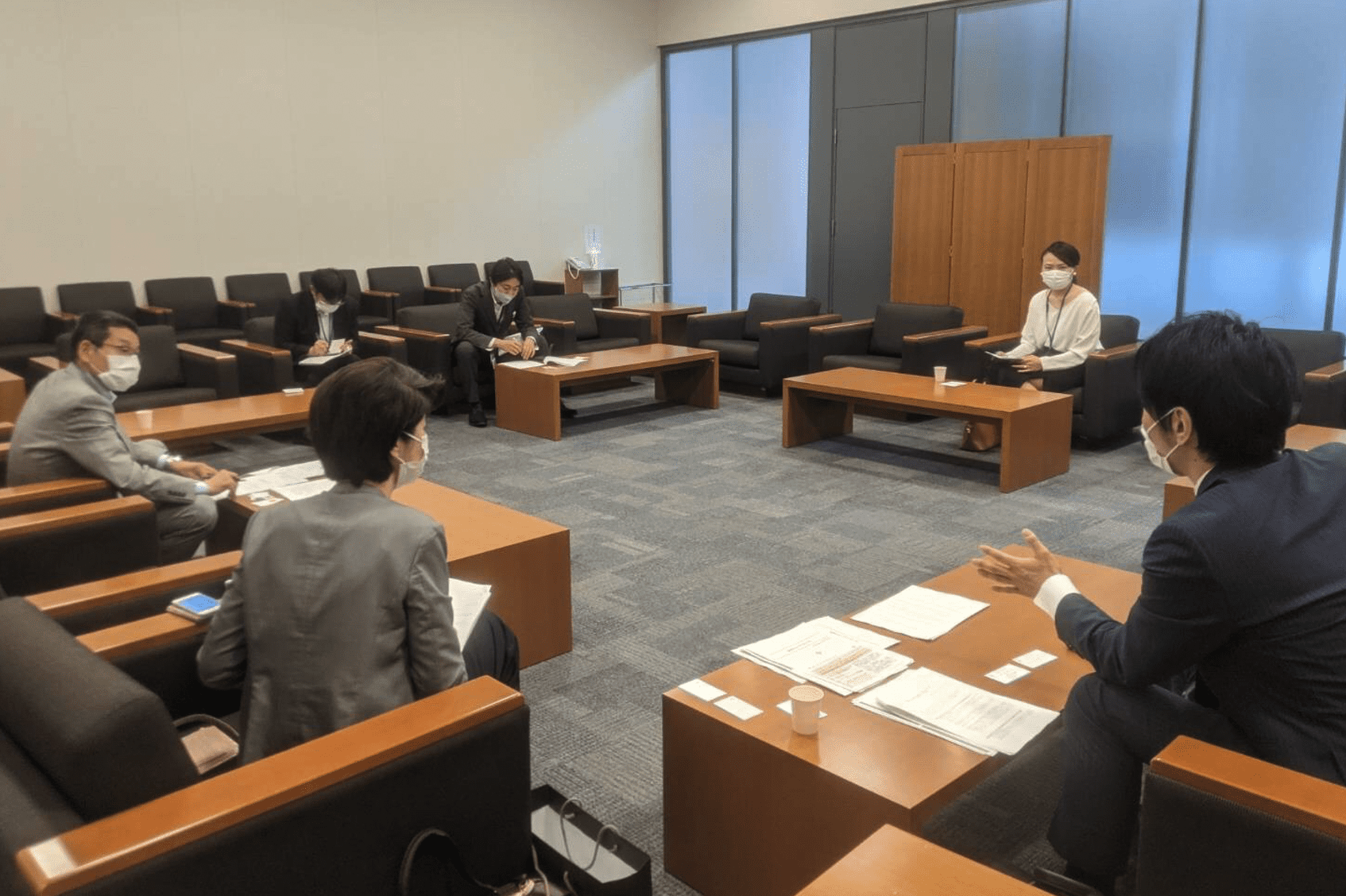 文科省担当者への意見提案（衆院議員会館）