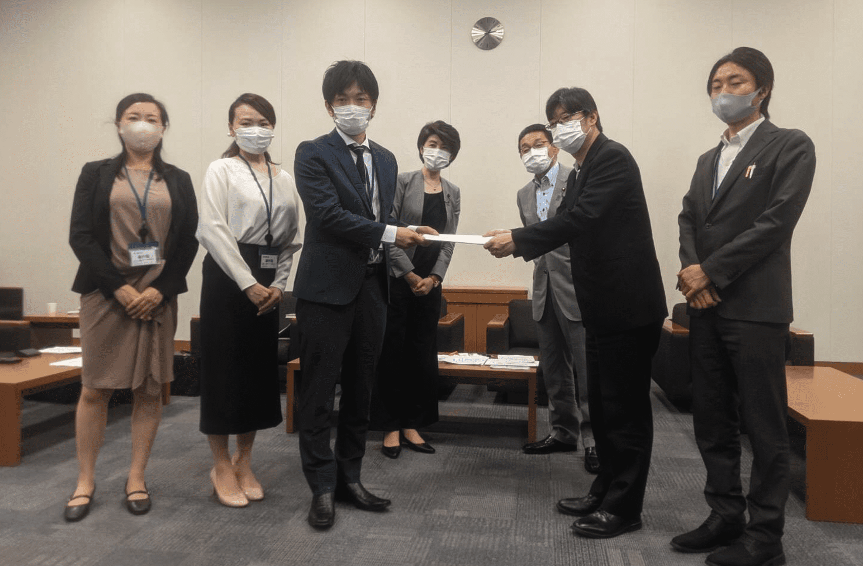 仲介：笠浩史 衆院議員・小野なり子千代田区議（衆院議員会館）