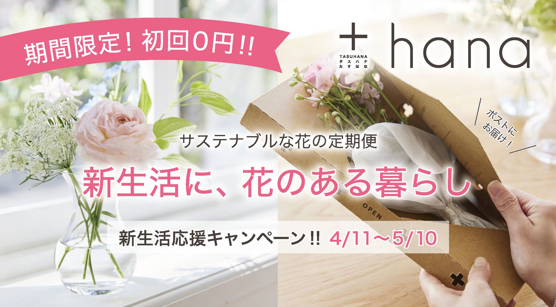 新生活を始めるあなたに 花のある暮らしを 期間限定で初回無料になる新生活応援キャンペーン 株式会社itのプレスリリース 新生活を始めるあなたに 花のある暮らしを 期間限定で初回無料になる新生活応援キャンペーン 株式会社itのプレスリリース