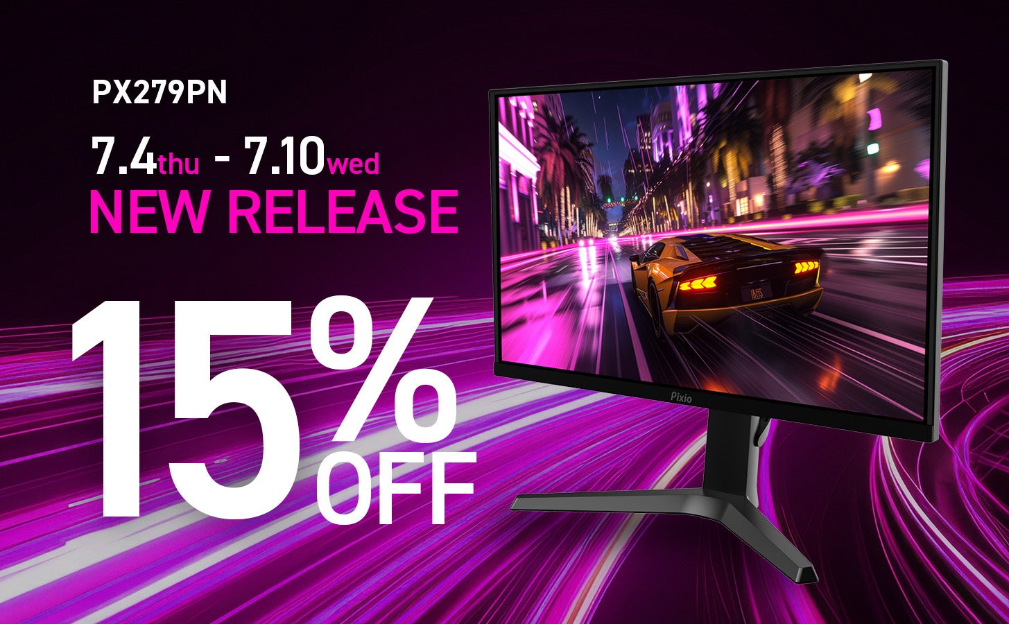 Pixio 27インチ 240Hz ゲーミングモニター「PX279Prime Neo」新発売、多機能スタンド搭載で快適プレイ! Pixio 27インチ 240Hz ゲーミングモニター「PX279Prime Neo」新発売、多機能スタンド搭載で快適プレイ!