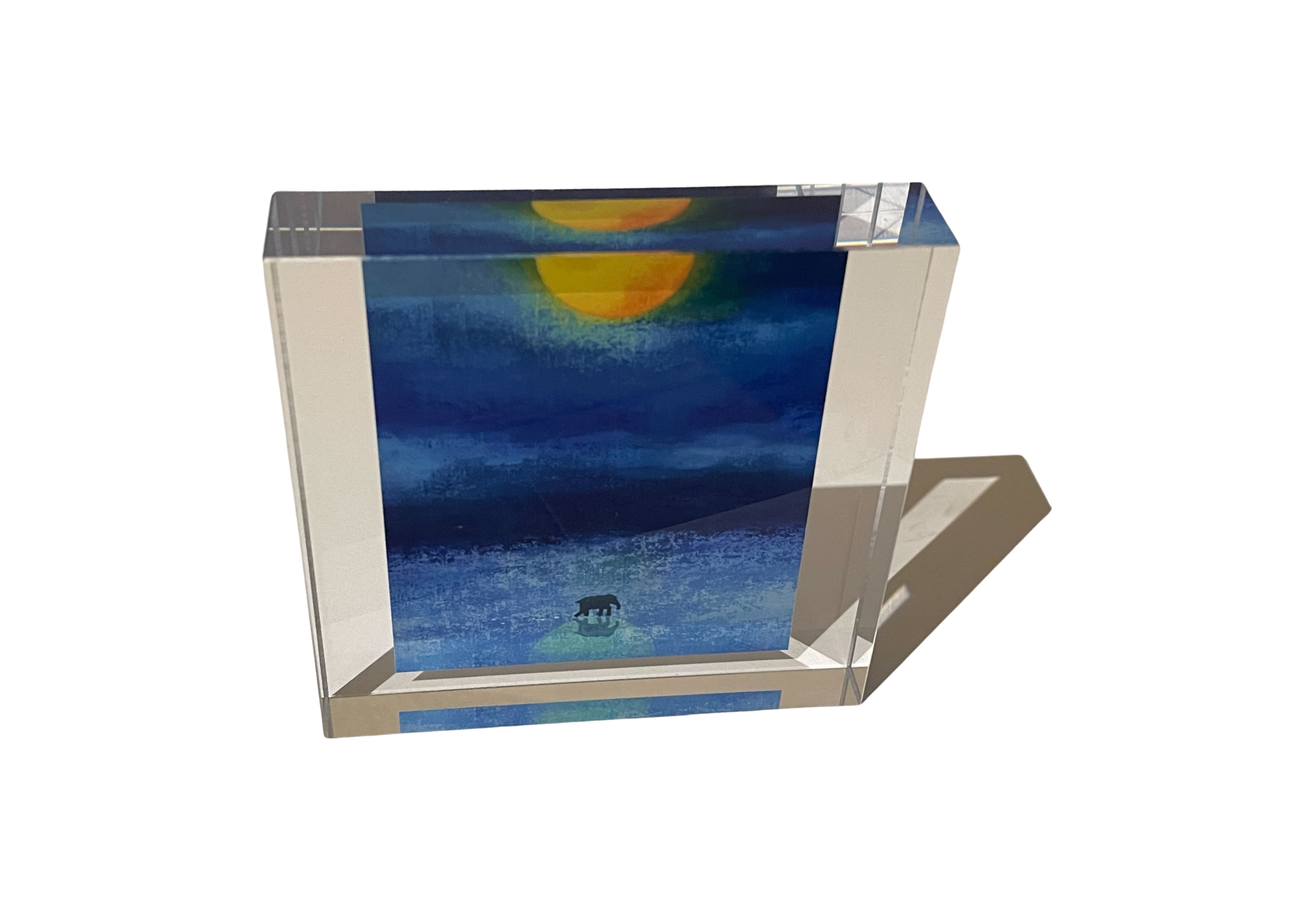 ペーパーウエイト(w10cm × D2cm × H10cm)