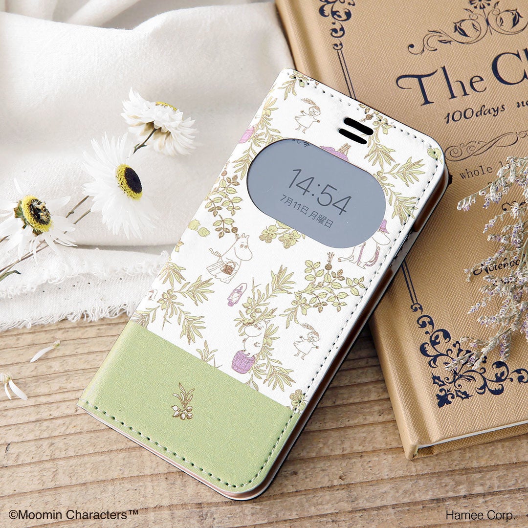 ムーミン一家／植物柄