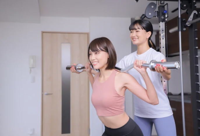 ELEMENT芦屋店ワークアウトの様子