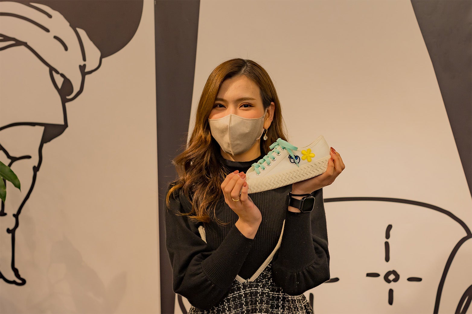 世界に一つだけのスニーカーが完成しました◎