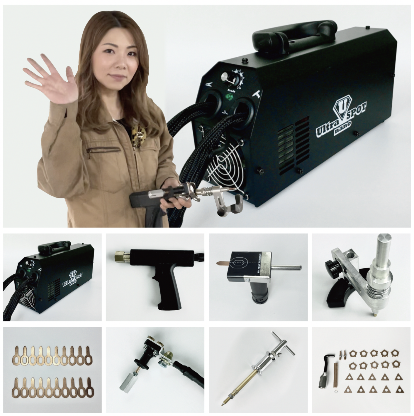 100Vで使えるスタッド溶接機「ウルトラスポットNANO」