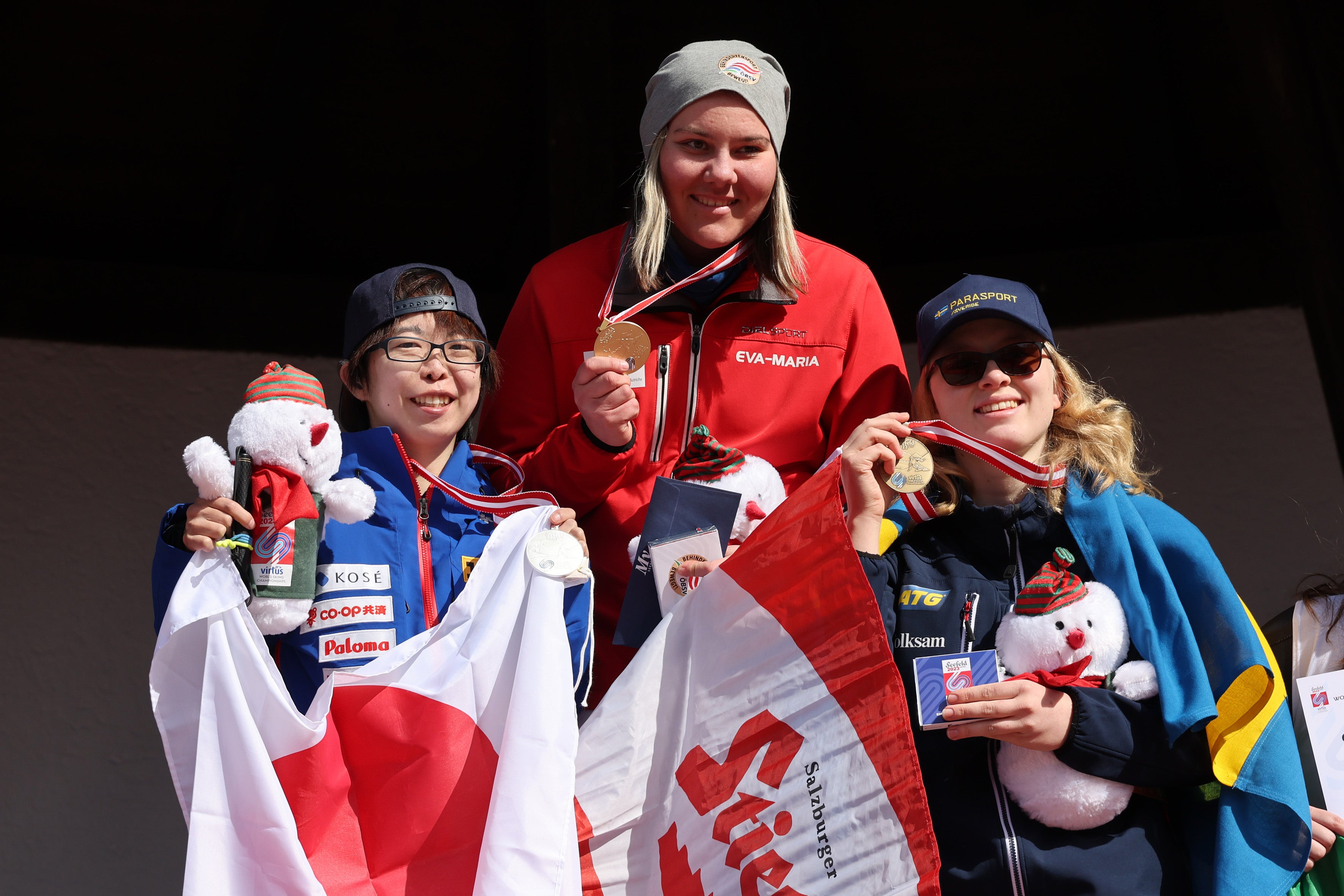 © Virtus Ski-WM／Sebastian Marko, Valentin Baubinder.